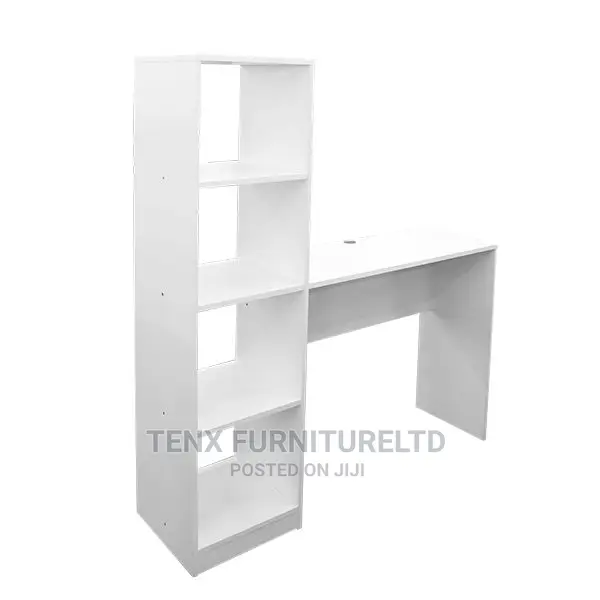 Computer Desk With (Tower Shelf 4 Tier)