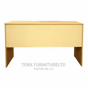 COMPUTER DESK (Beige Woode Grain and White)