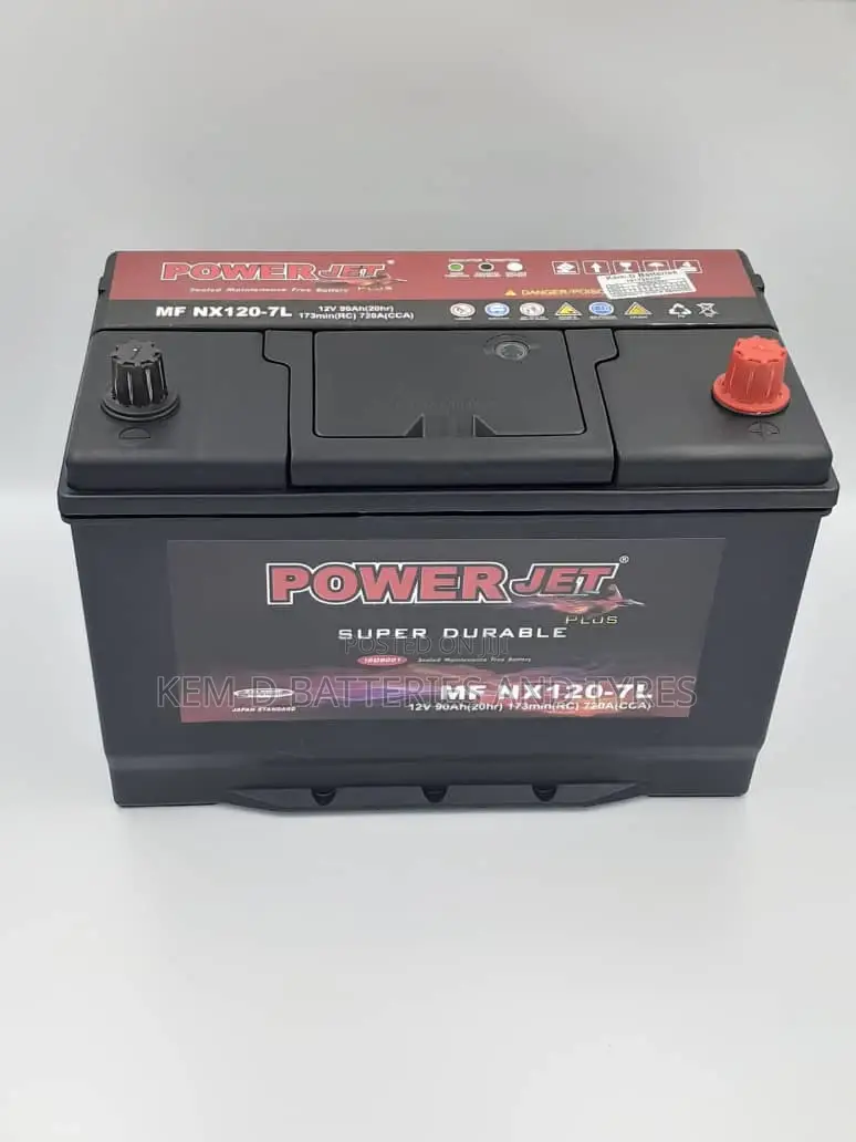 17 Plates Car Battery - Powerjet Battery -free Delivery