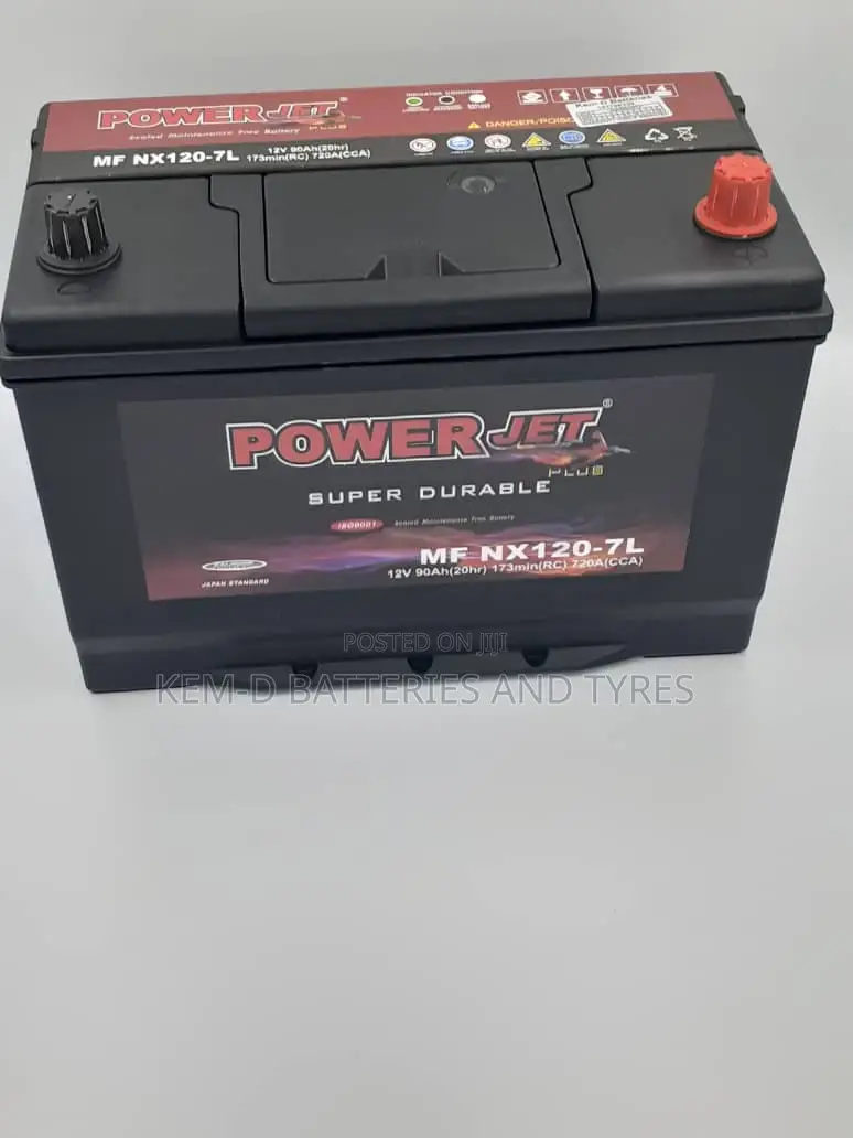17 Plates Car Battery - Powerjet Battery -free Delivery