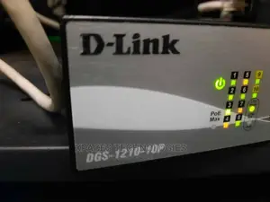 Dlink DGS-1210-10P Smart Poe Gigabit 2 SFP Port Switch