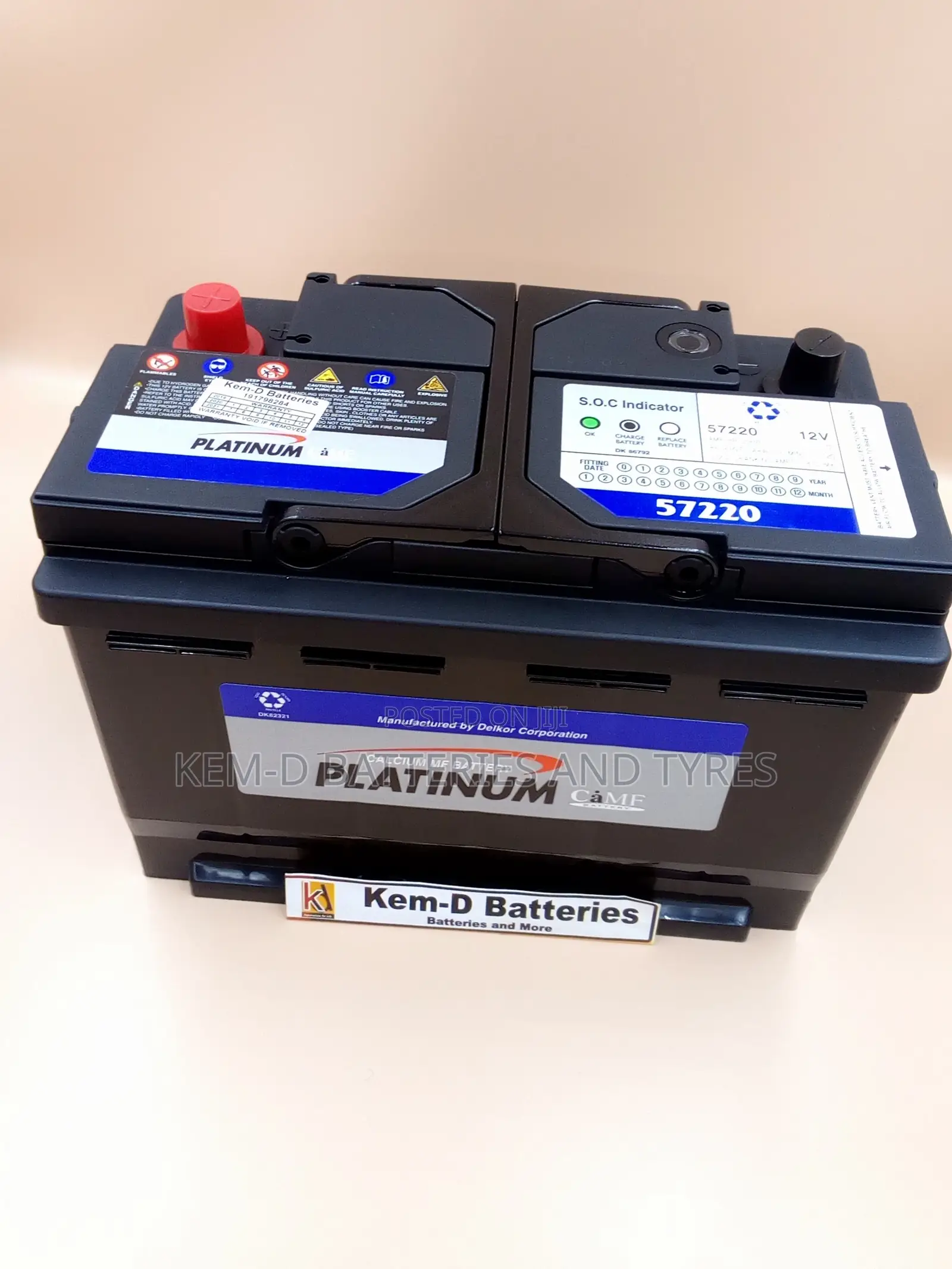 15 Plates Platinum Car Battery + Free Office Delivery _ New