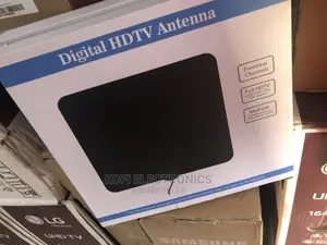 High Performance Amplified Indoor HDTV Antenna 60-Mile Range