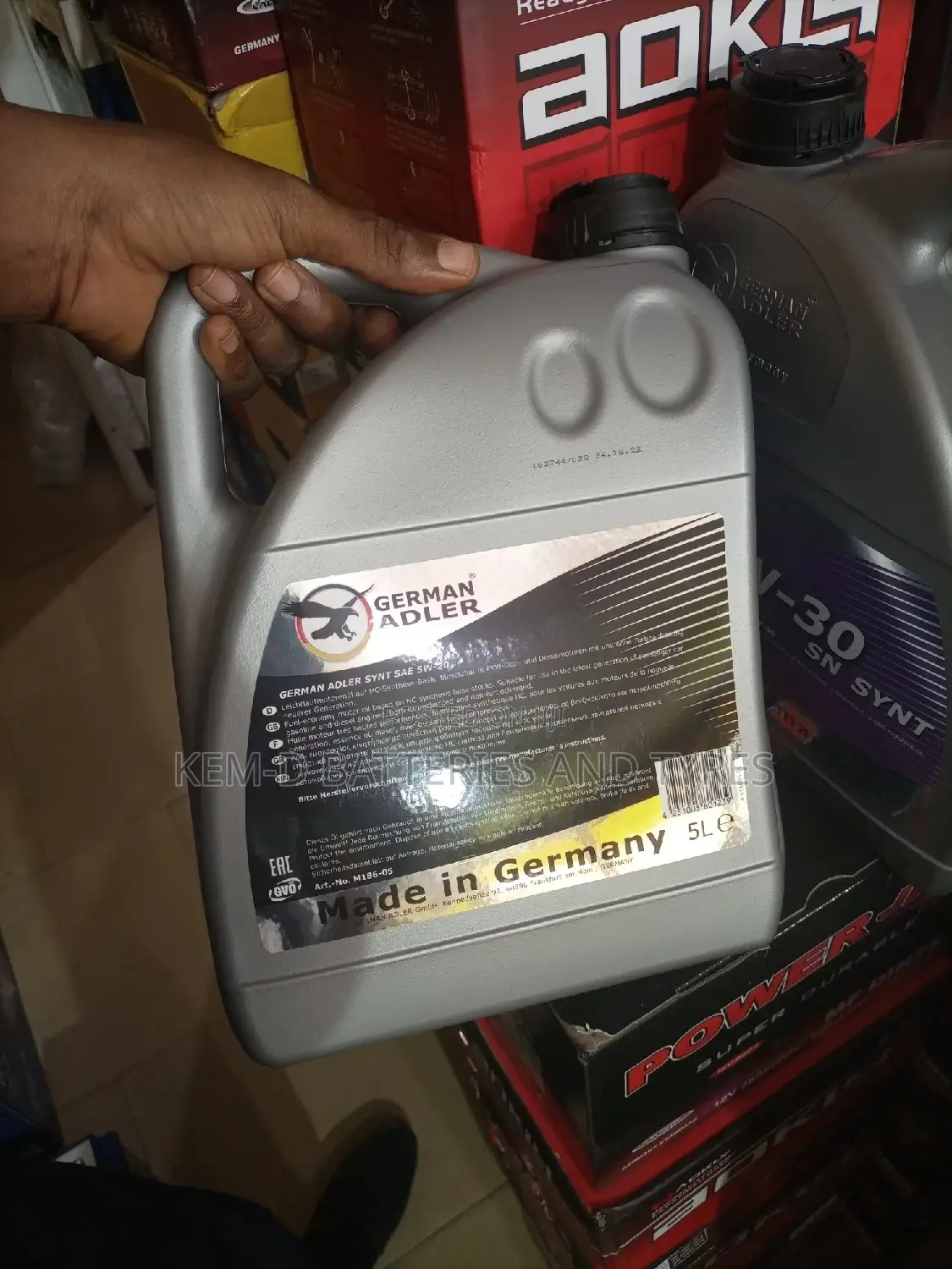 5W20 German Adler Synthetic Oil 5L