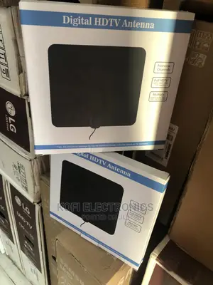 Durable Amplified Indoor HDTV Antenna 60-Mile Range