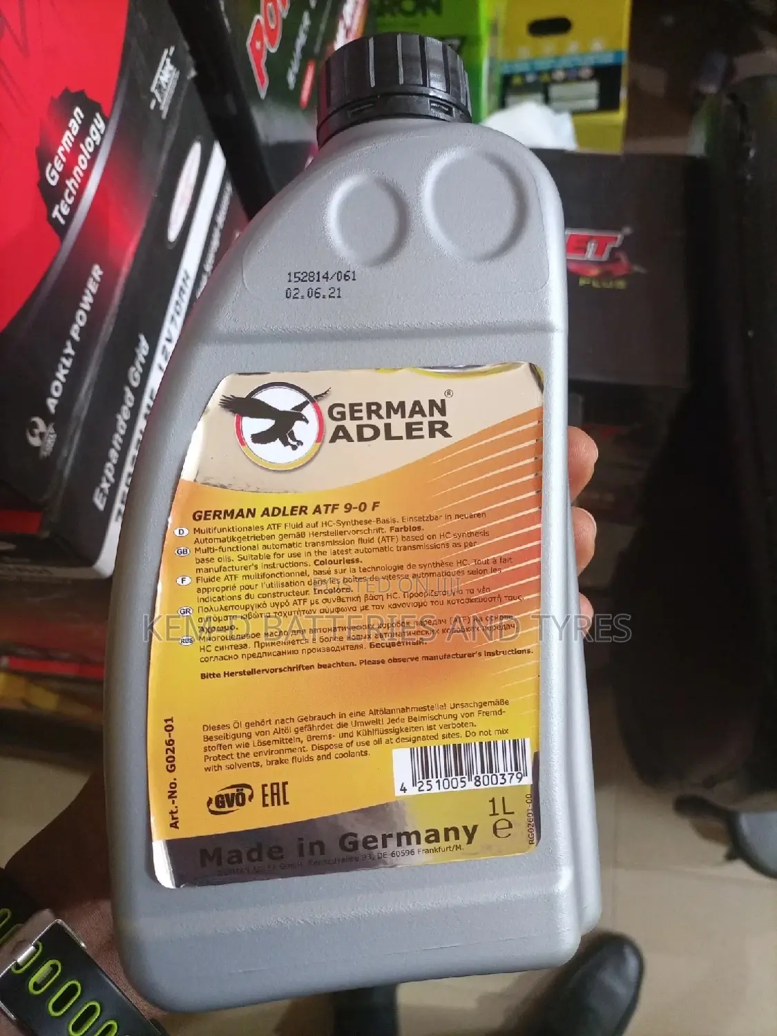 ATF 9-0 F Transmission Fluid Gear Oil