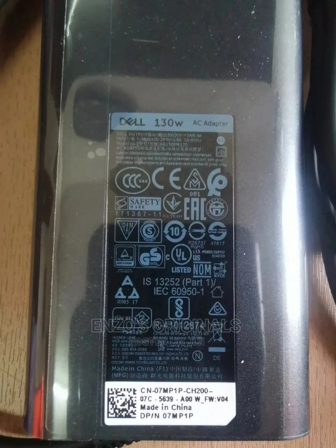 Dell Usb-C Charger for XPS and Precision 130watt Original