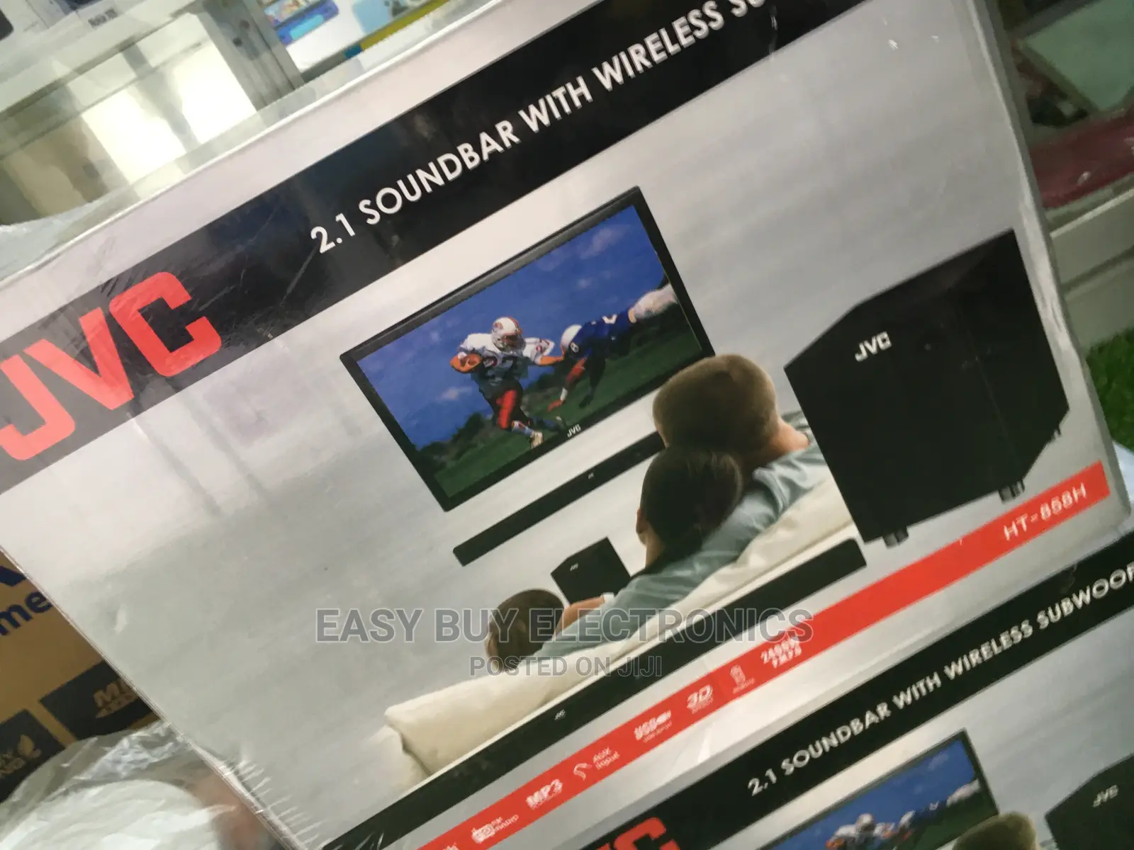 Powerful JVC Sound Bar With Subwoofer