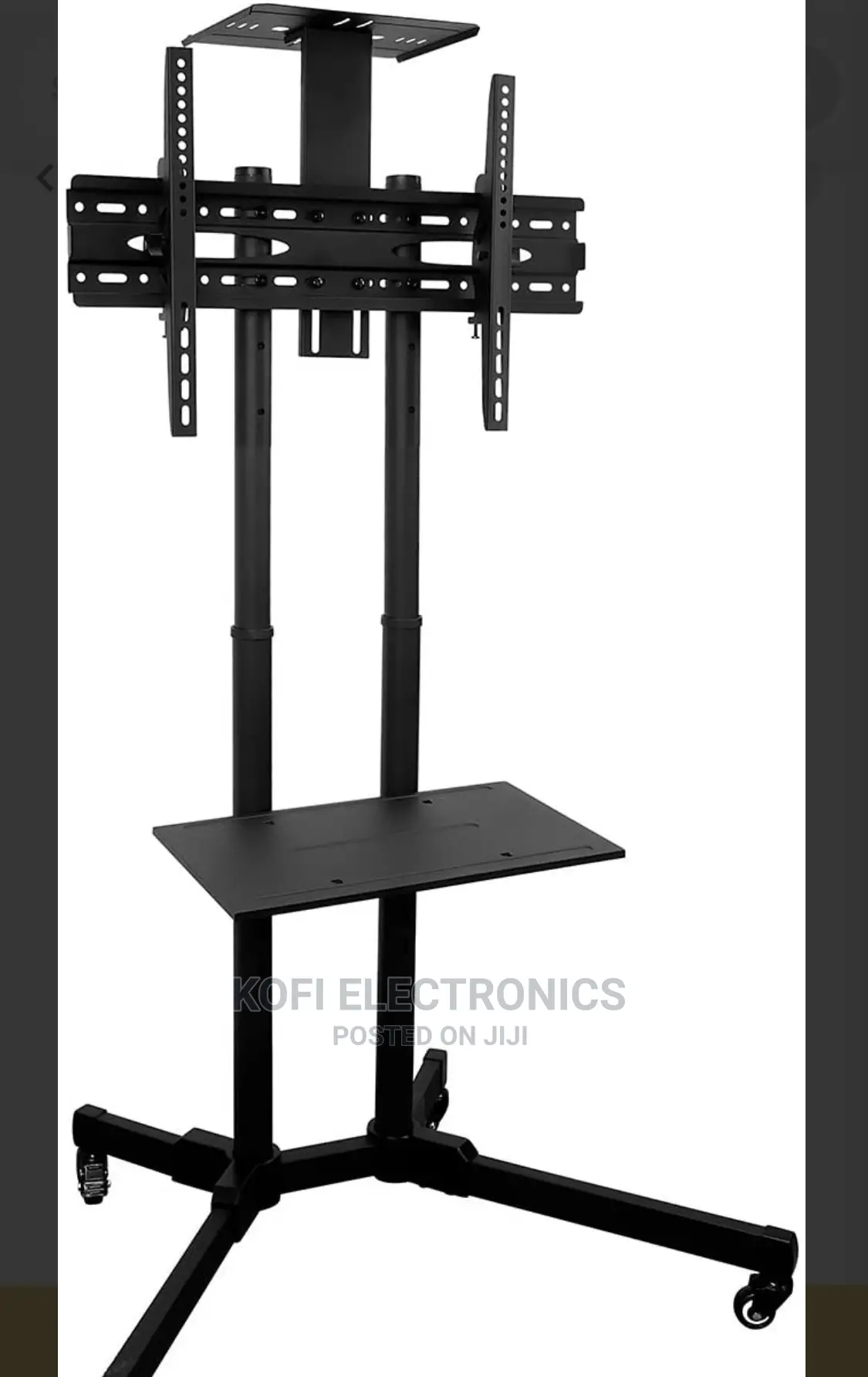 Equipped Mobile TV Stand/Trolley for LED/LCD 32-70" W/ Shelf