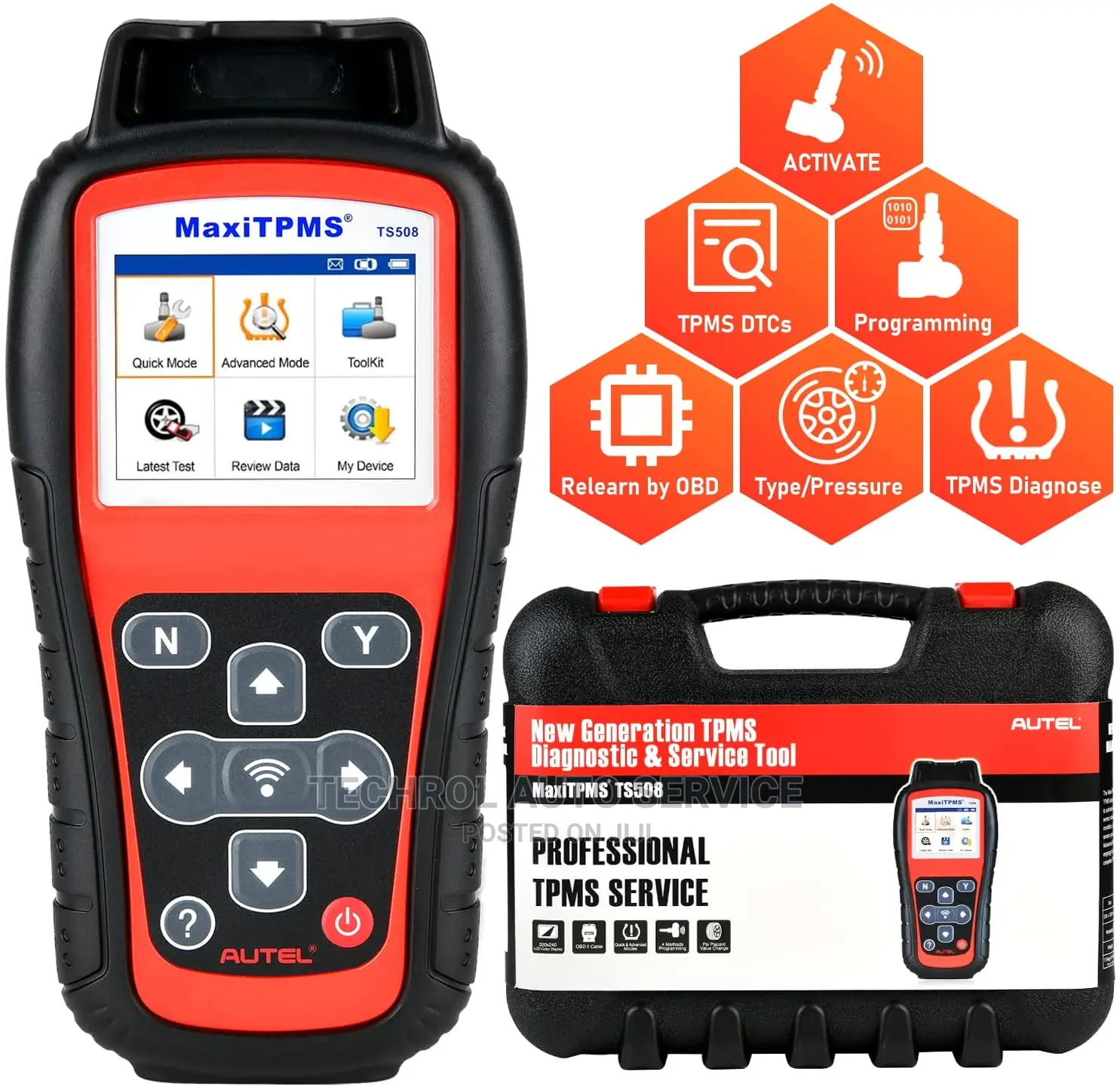 Brand New Autel Ts508 Tire Pressure Monitorin N Program Tool