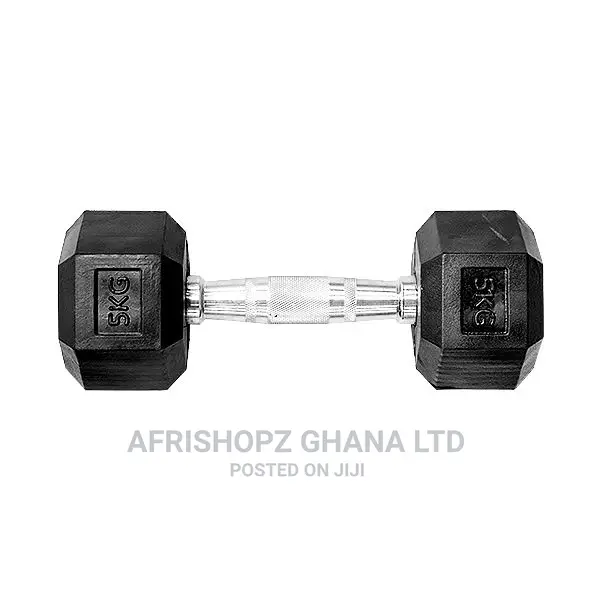 Hex Dumbbell 5kg Black