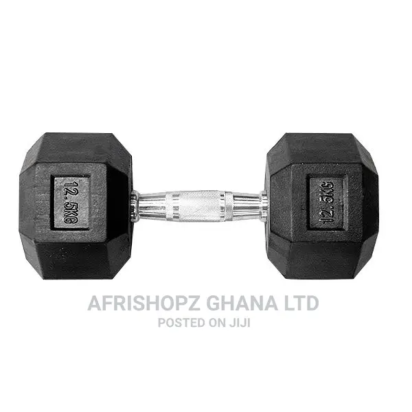Hex Dumbbell 12.5kg Black