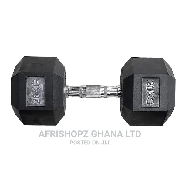 Hex Dumbbell 20kg Black