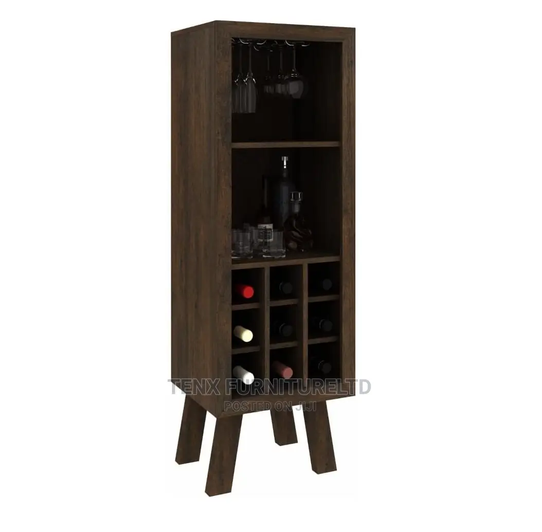 Wine Rack Glass Cup Holders) COFFE BROWN