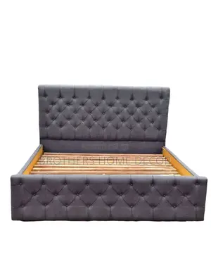 Queen Size (72x75) Bedframe Brown Color// Very Strong