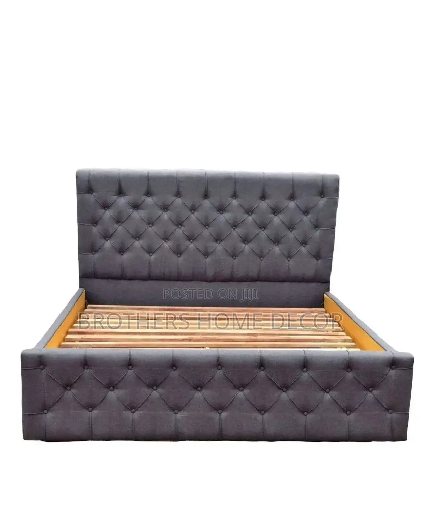 Queen Size (72x75) Bedframe Brown Color// Very Strong