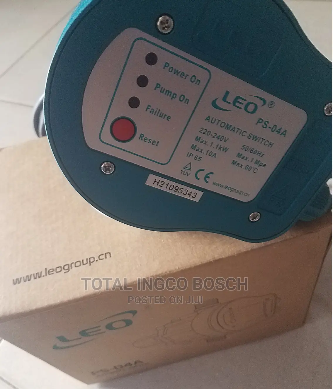 Water Pump Leo Automatic Switch (Booster)