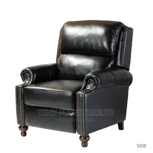 Recliner ( Club )' Wide Genuine Leather