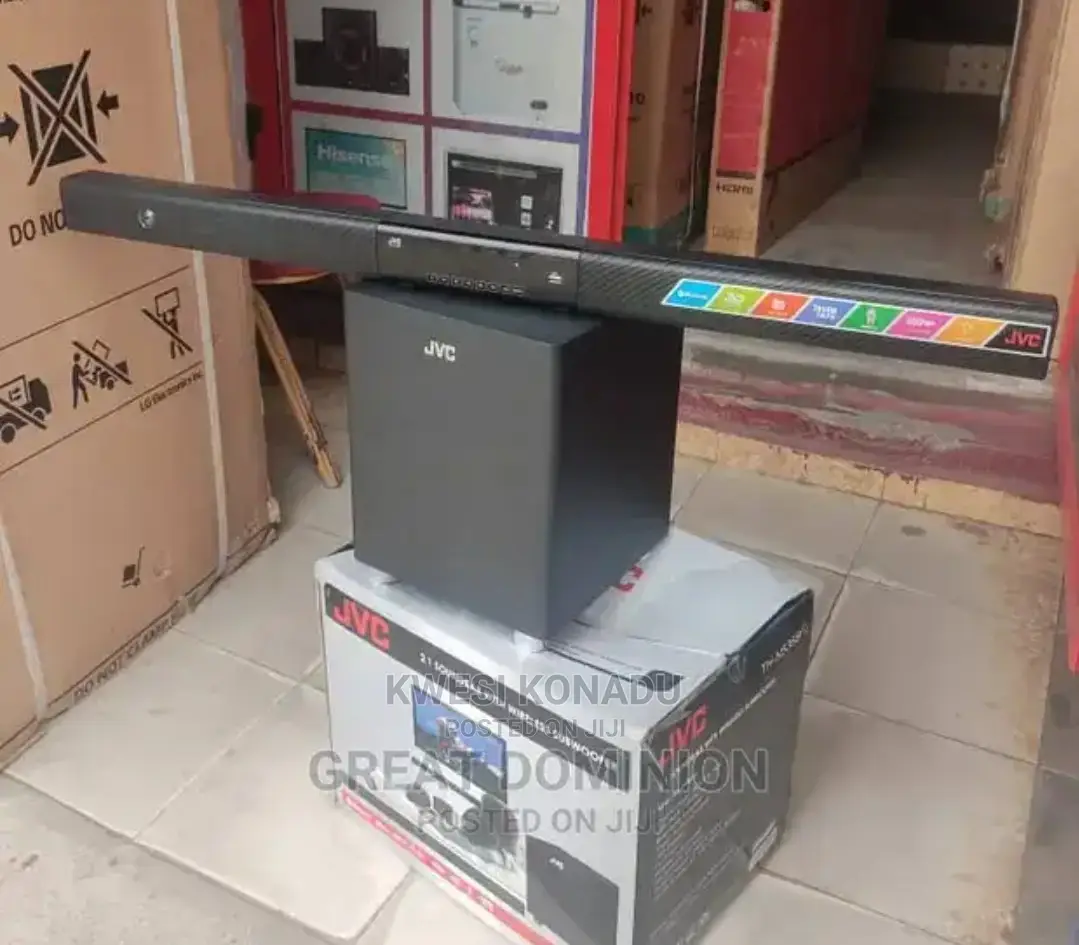 JVC 2.1 Channel Soundbar With Wireless Subwoofer in Achimota Audio & Music Equipment, Kwesi