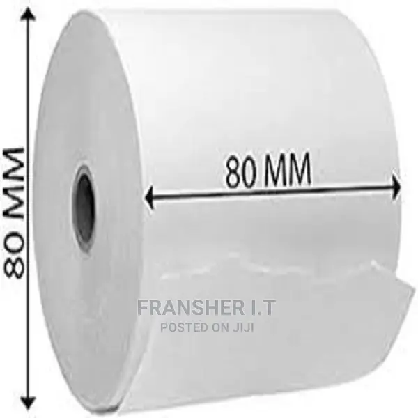 Thermal Paper Roll Box 50pcs 80x80mm