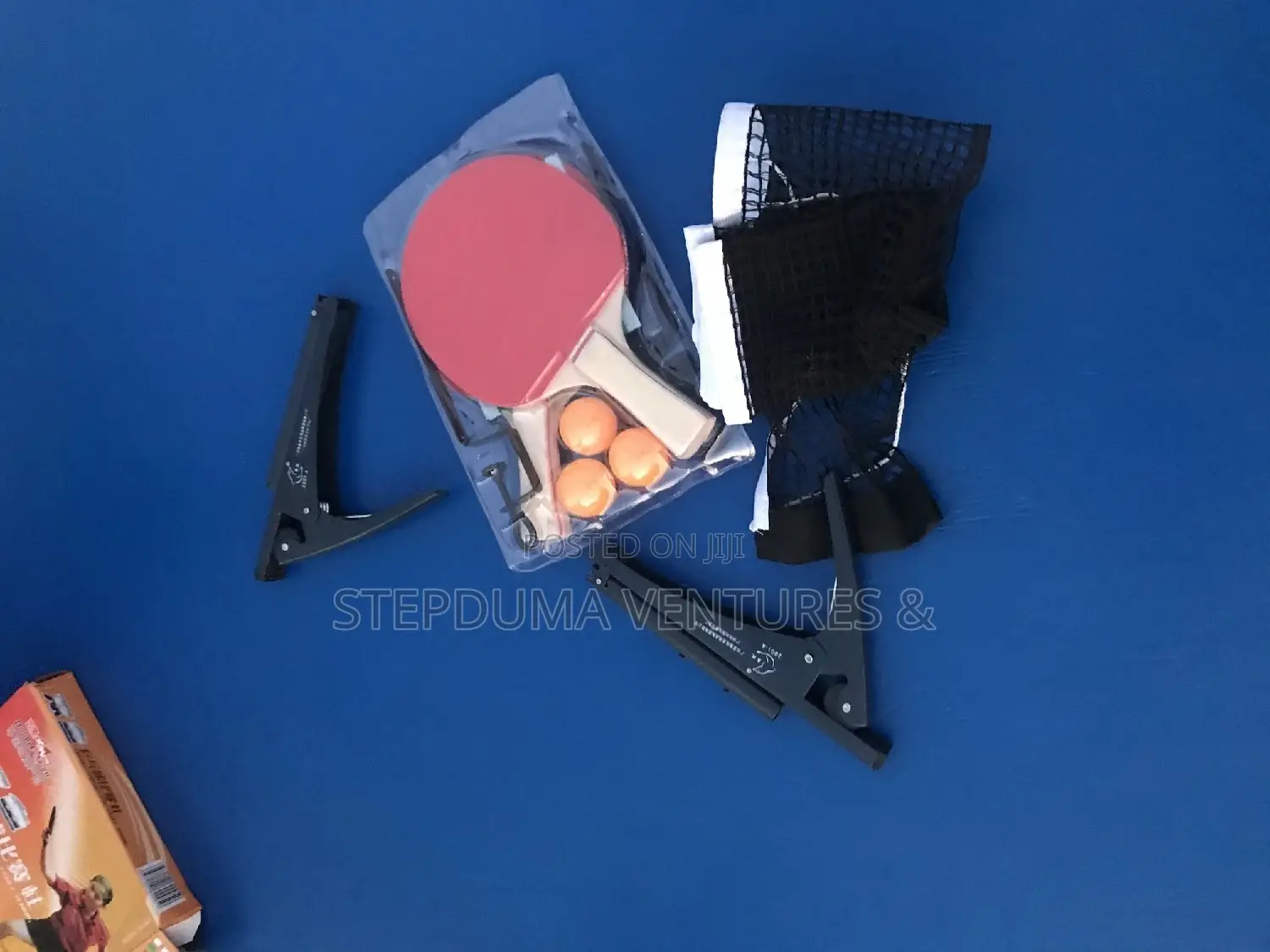 Tennis Board Rackets and Net