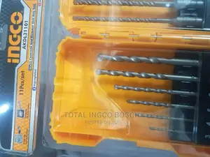 Ingco 11 Pcs Concrete and Hammer Drill Bits Set