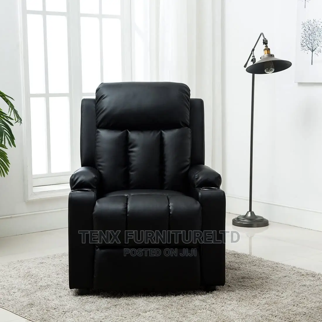 Recliner Chair With Two Cup Holders(Studio)