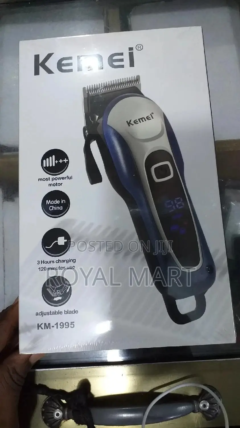 Kemei Cordless Chargerble Babring Machine
