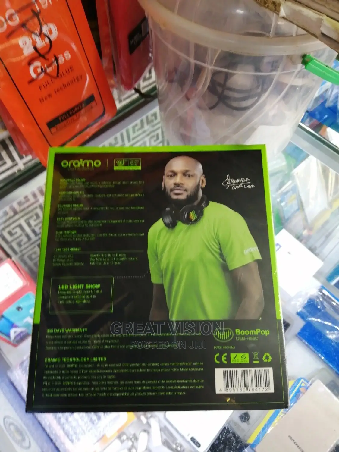 Oraimo Wireless Boom Pop Headphone