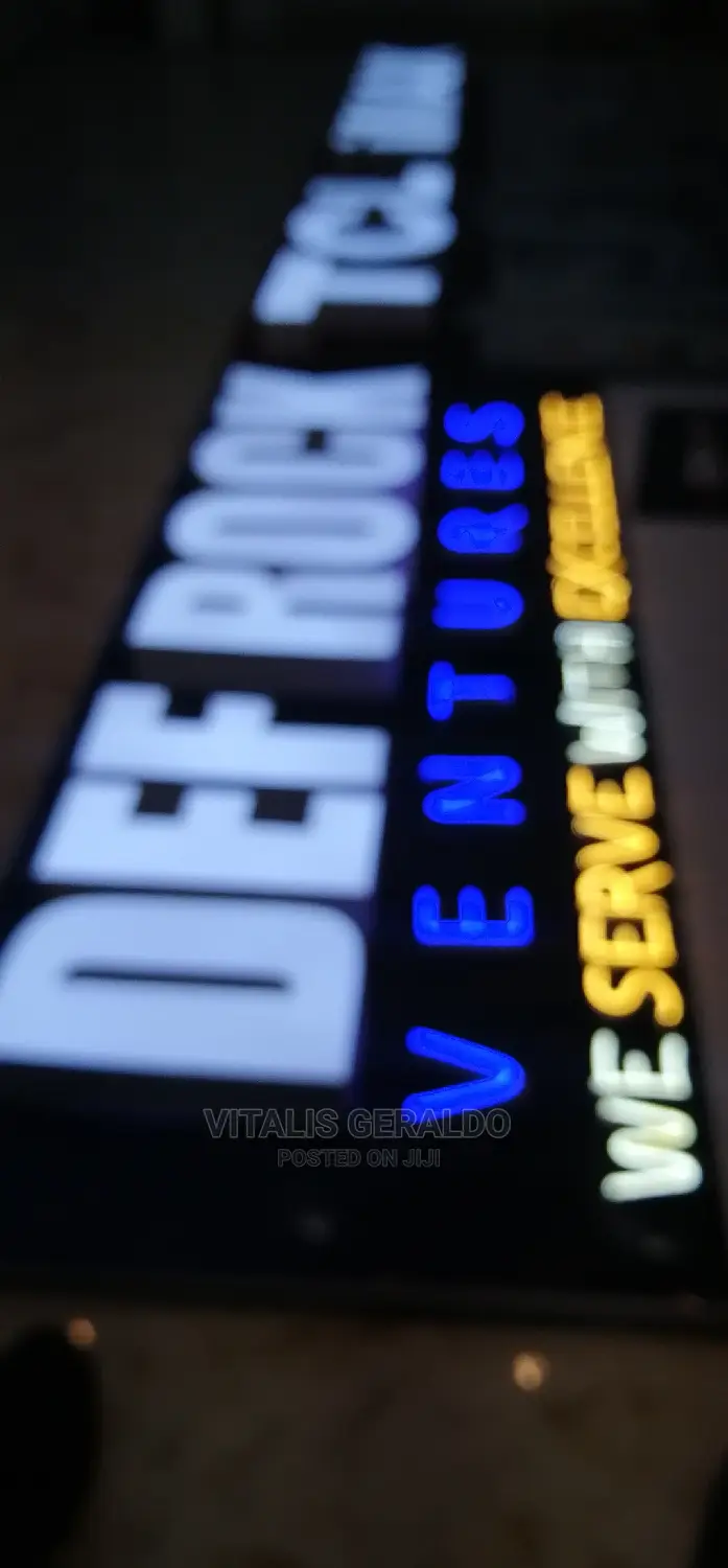 3d Sign Board With Led Lights High Quality With Neon Lights
