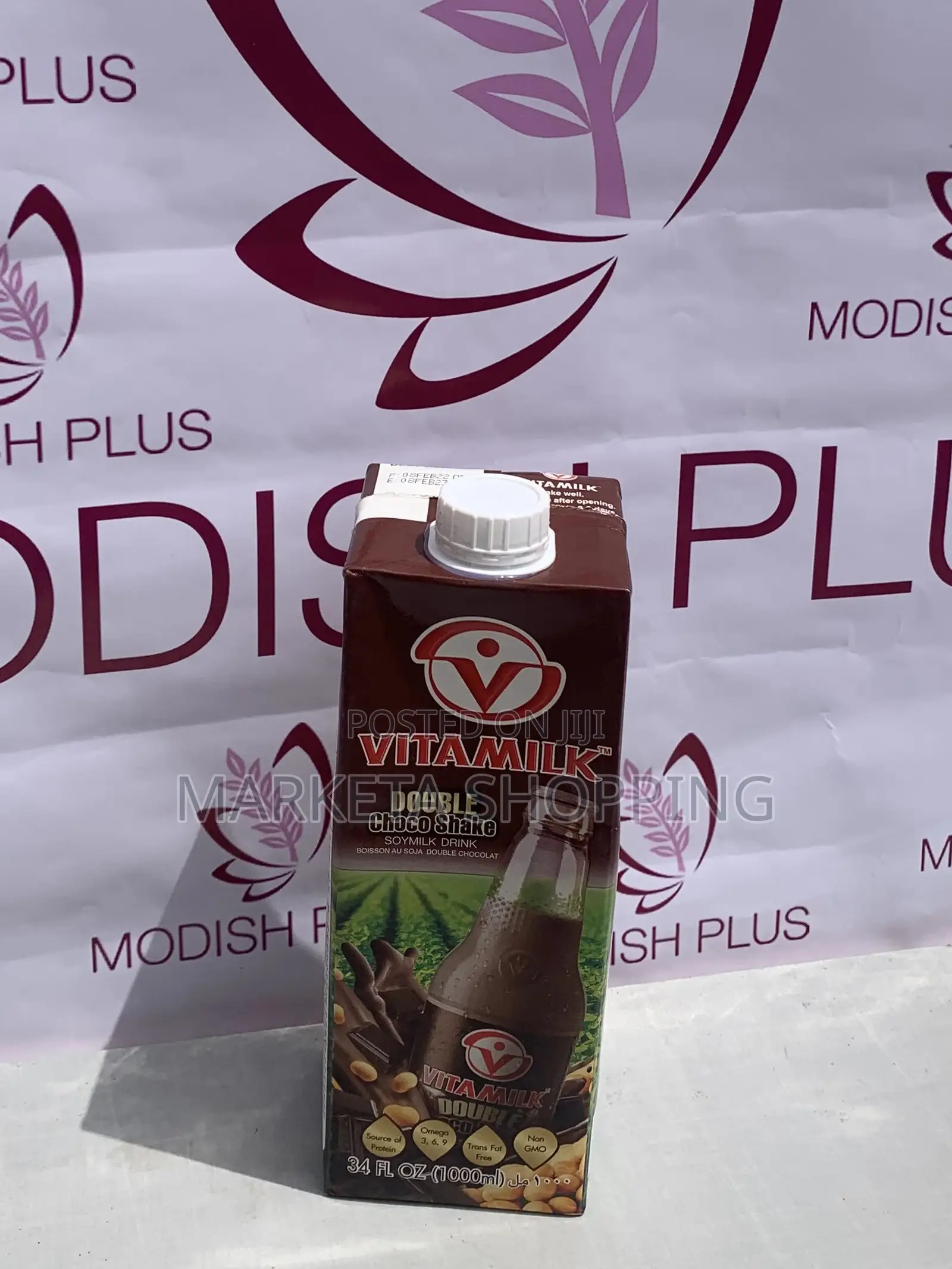 Vitamilk Double Choco Shake Soymilk Drink (1l)