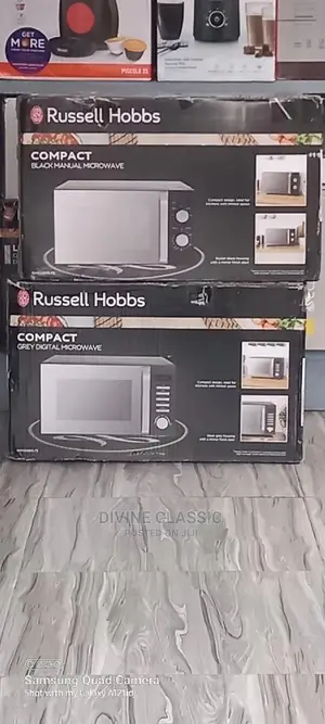 Russell Hobbs Compact Grey Microwave