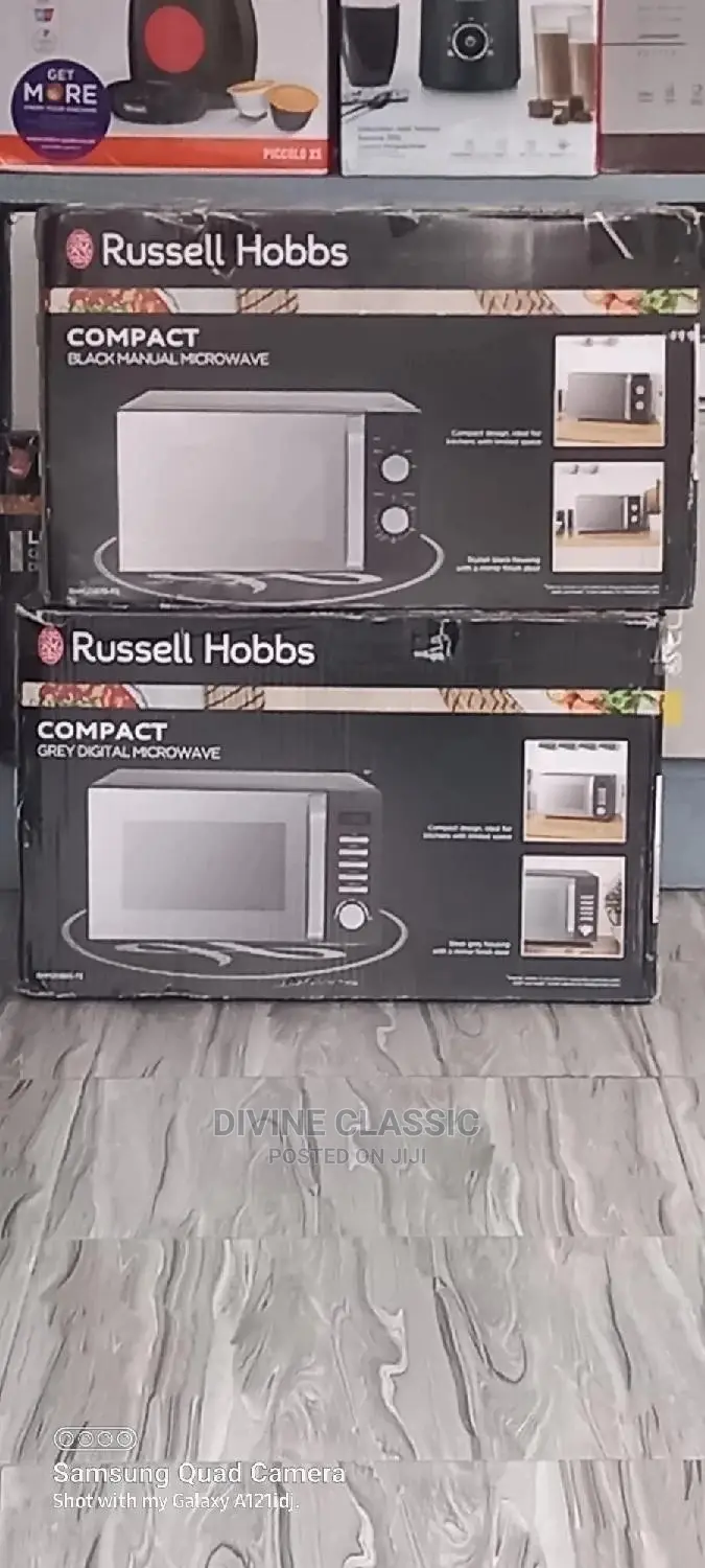 Russell Hobbs Compact Grey Microwave