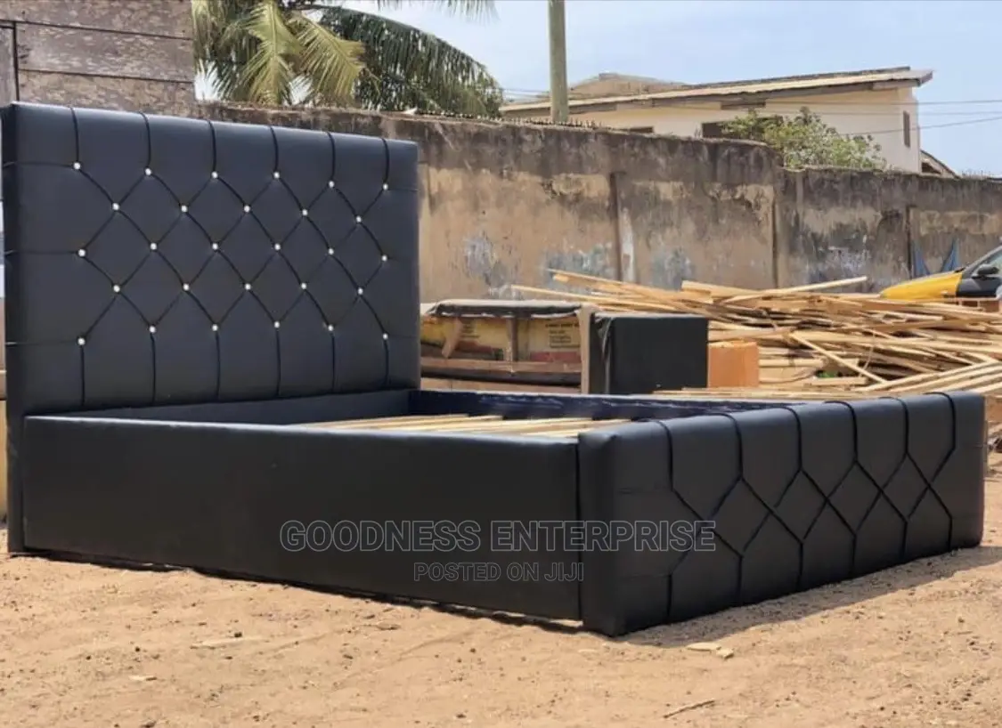 Double Black Bed Frame