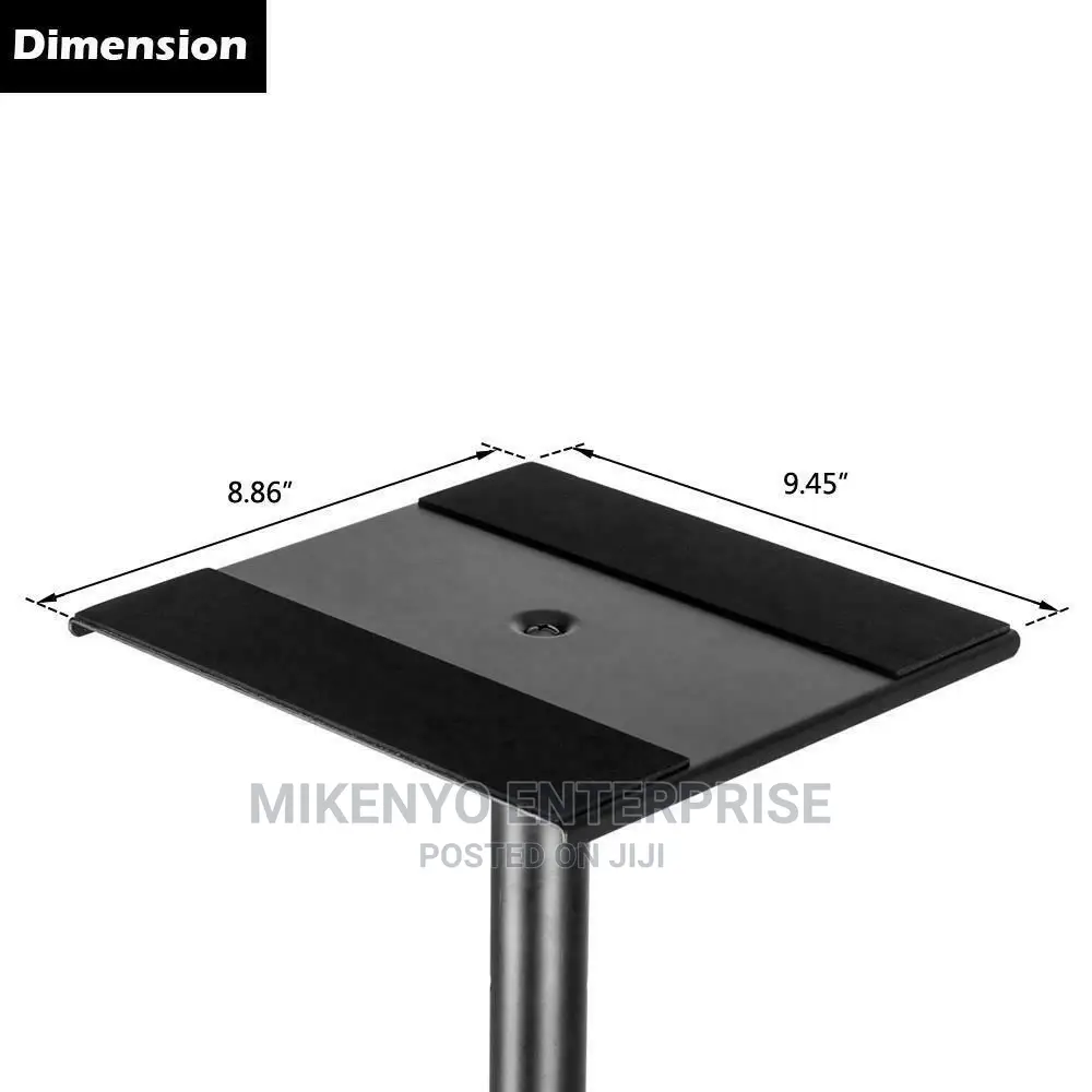 2x Heavy Duty Studio Monitor Speaker Stands Adjustable Pair