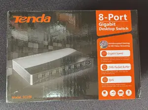 Tenda 8 Port Gigabit Desktop Switch 10/100/1000mbps Sg108