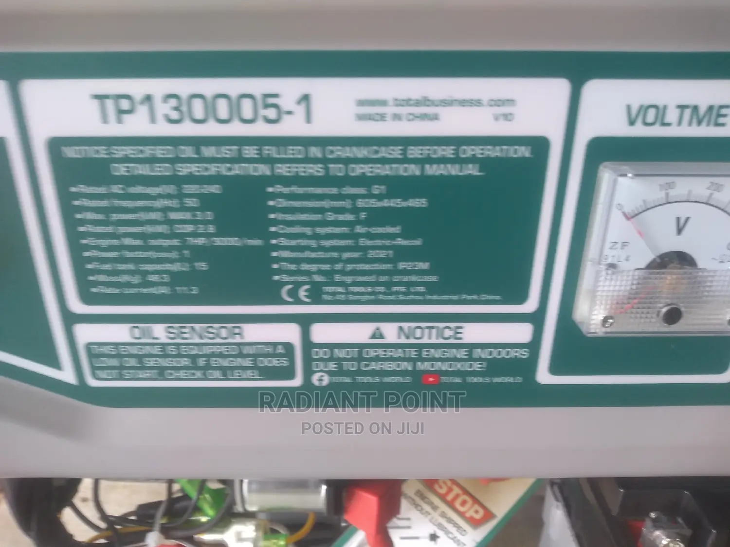 Total 3kw Gasoline Generator Keystart