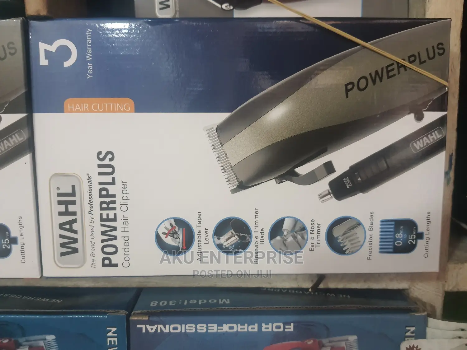 Wahl Powerplus Corded Clippers With Nose Trimmer