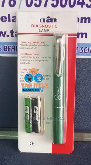 Pen Light Torch (Yellow Bulb)