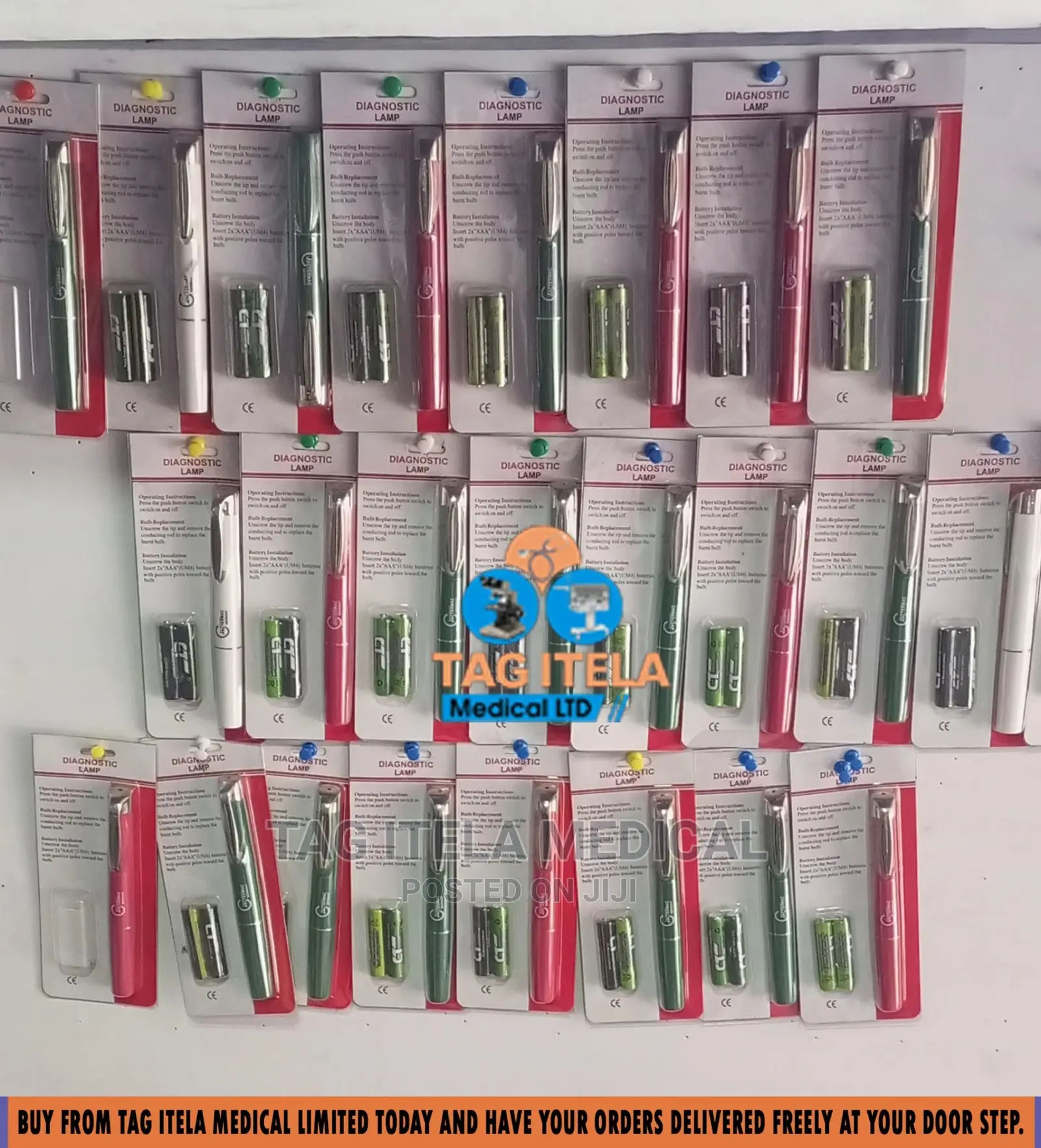 Pen Light Torch (Yellow Bulb)