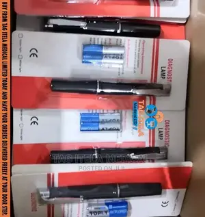 Pen Light Torch (Yellow Bulb)