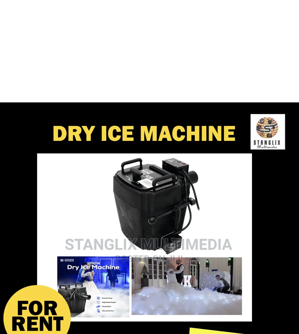 Dry Ice Fog Machine for Rentals