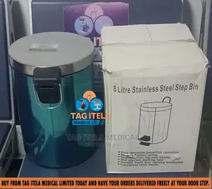 Pedal Dustbin (8ltrs Stainless Steel)
