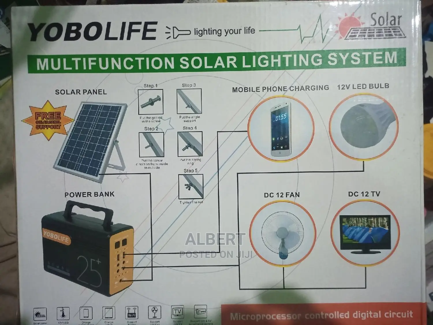 Solar Light Bluetooth/Radio