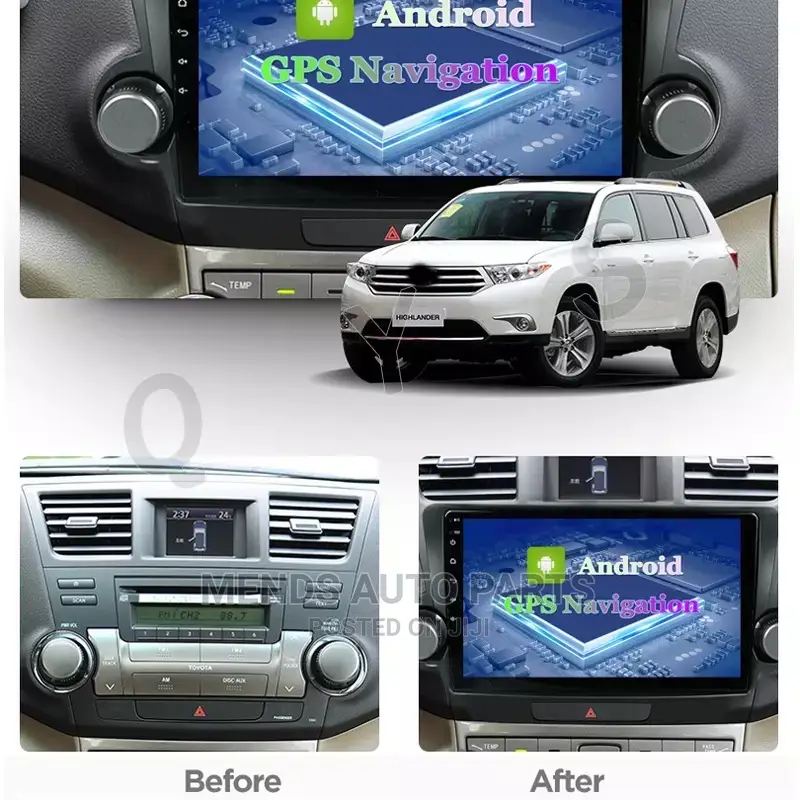 Toyota Highlander 2009 to 2012 Android Video Car Tape