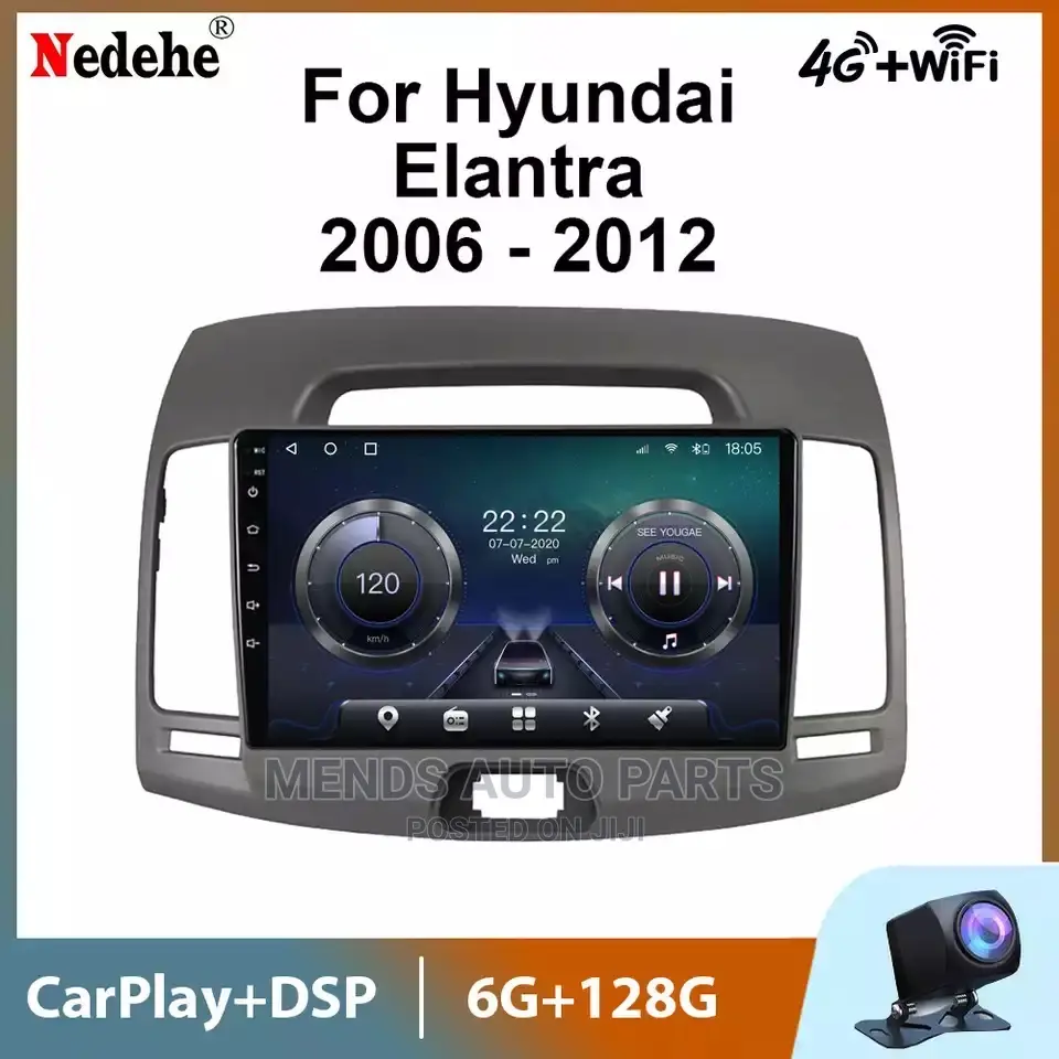 Hyundai Elantra 2006 to 2010 Android Video Car Tape System