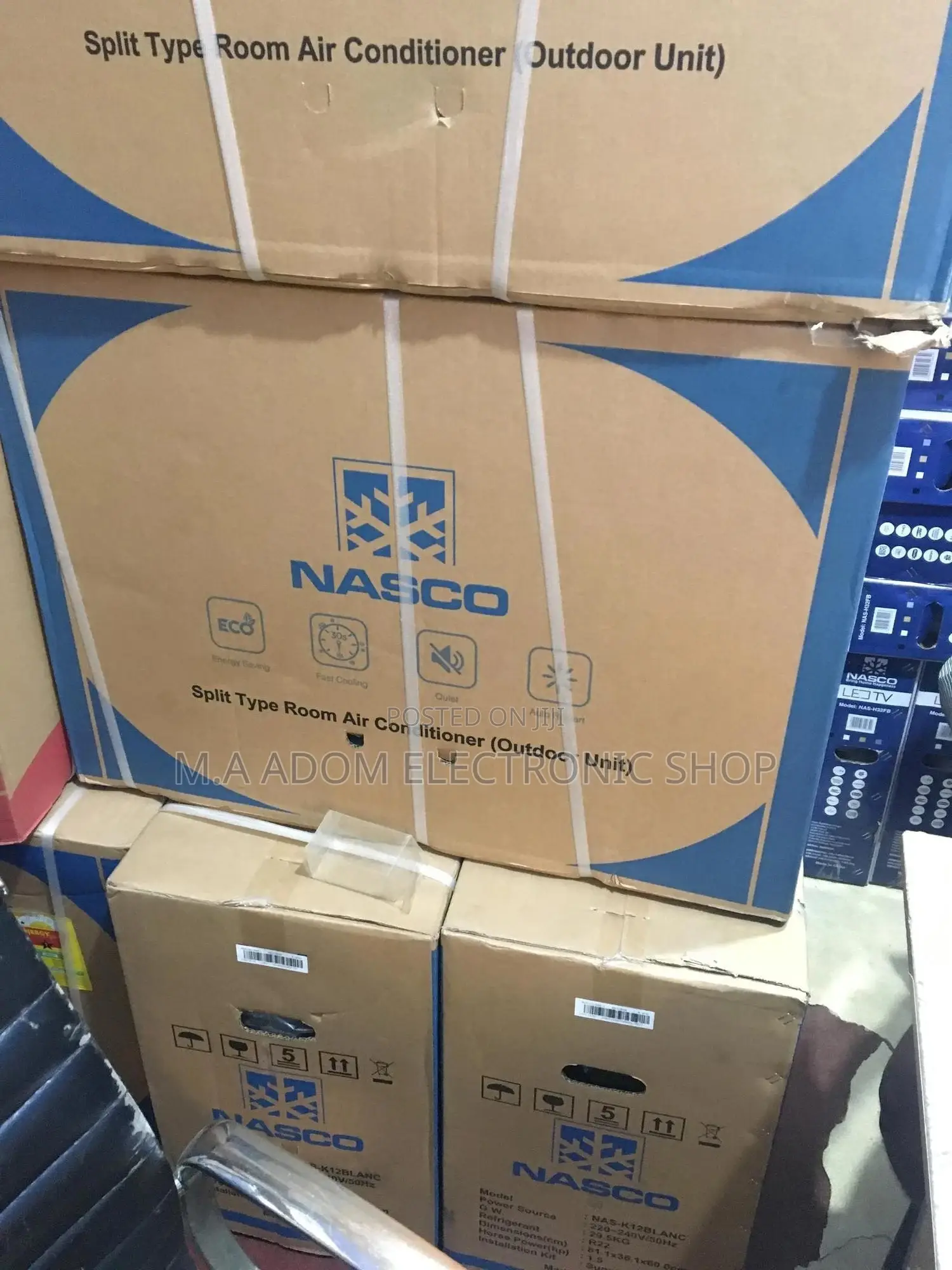 Nasco 1.5 Hp Split Air Conditioner With R410 Gas