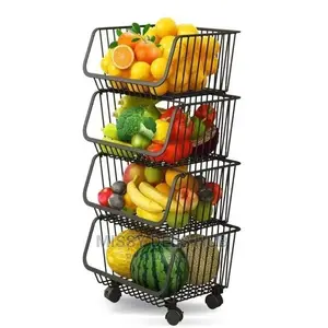 Rolling Wire Basket