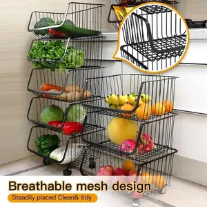Rolling Wire Basket