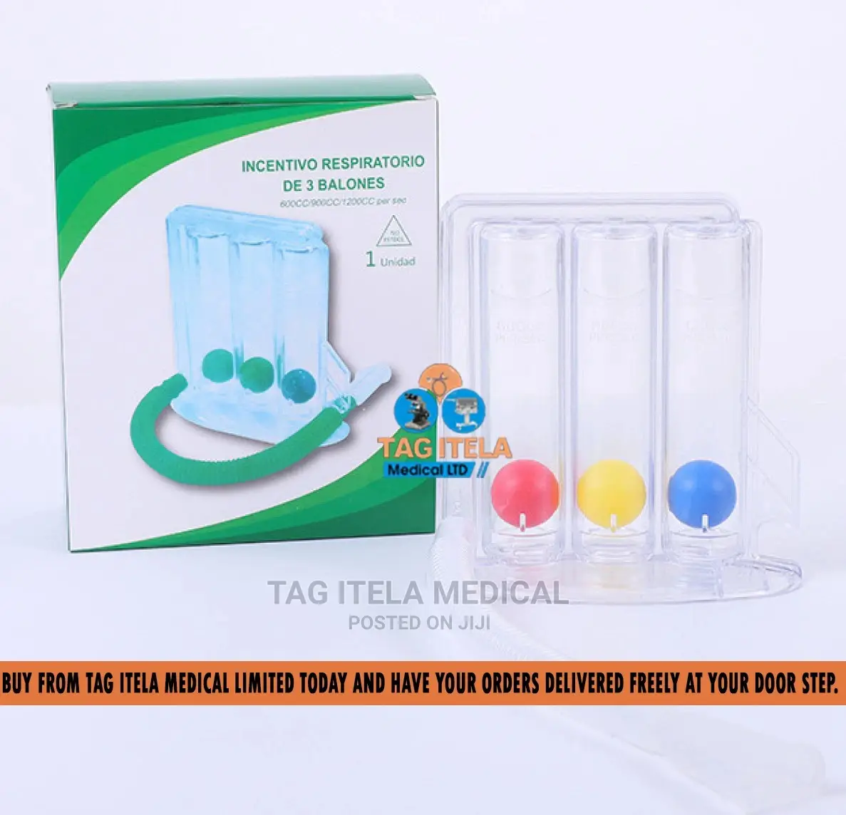 Breathing Incentive Spirometer (3 Balls)